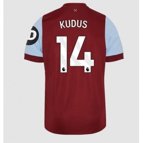 West Ham United Mohammed Kudus #14 Hjemmebanetrøje 2023-24 Kort ærmer